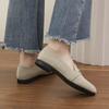 Damen Schuhe im Angebot 2024 Herbstmode Flach Lässig Bequem Einfarbig Spitz Zehenbereich Damen Flache Walking Slipper