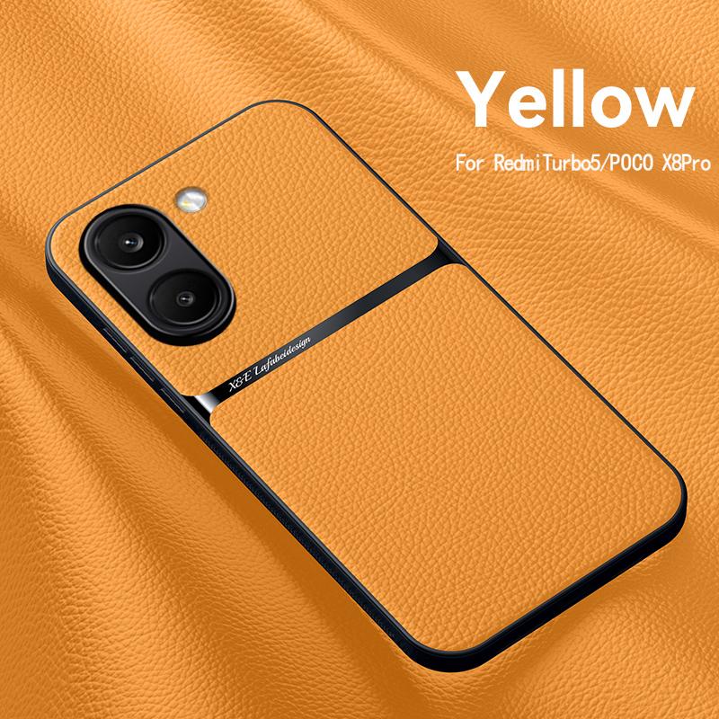 Pro Xiaomi POCO X8 Pro X8 Pro Max Pouzdro Magnetické PU Kůže +TPU Okraj Ultra-tenké Odolné proti Pádu Ochrana Fotoaparátu Kryt