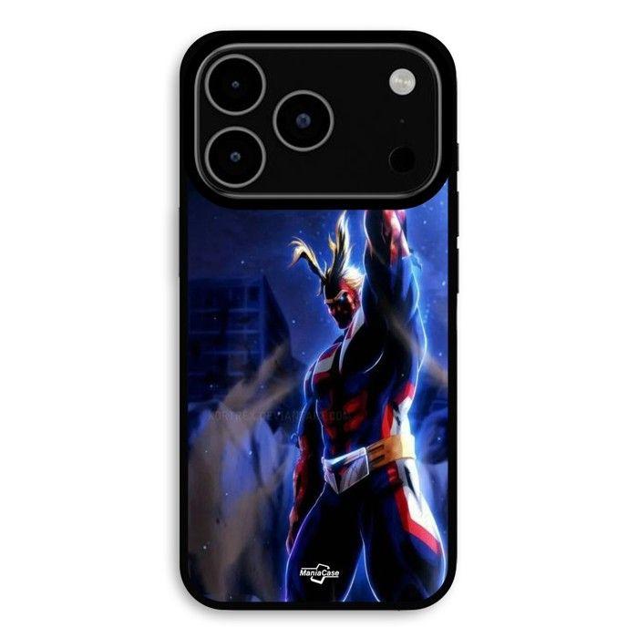 Hülle Für iPhone 18 Pro Max All Might one for All My Hero Academia Anime Maniacase schwarz