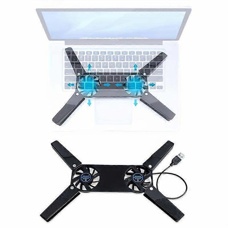 Laptop Cooling Pad Router Cooling Plate Computer USB Interface Air Cooling Cooling Folding Bracket