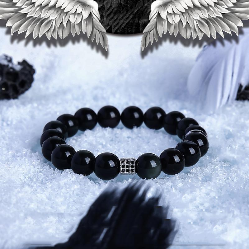 5A Real Natural Red Tiger Eye Beads Stone Bracelet Men Women Zircon Accessories Handmade Jewelry Gift for Girlfriend Wholesale