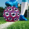 Sam-pdoria Team Emblem Size 5 Soccer Balls, Anti-Slip, Protective Football, Outdoor Sport, a Unique Gift Suitable for Him/her, Birthdays