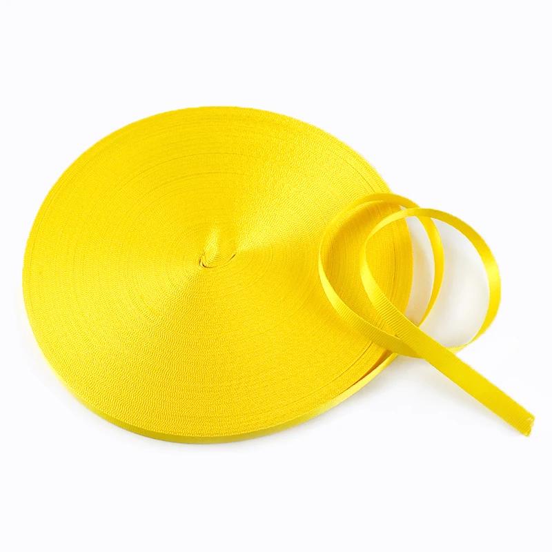 Meetee 45Meters 10mm Nylon Webbing Belt Straps Decorative Ribbon Band Lanyards Bias Binding Tape DIY Handmade Sewing Accessories