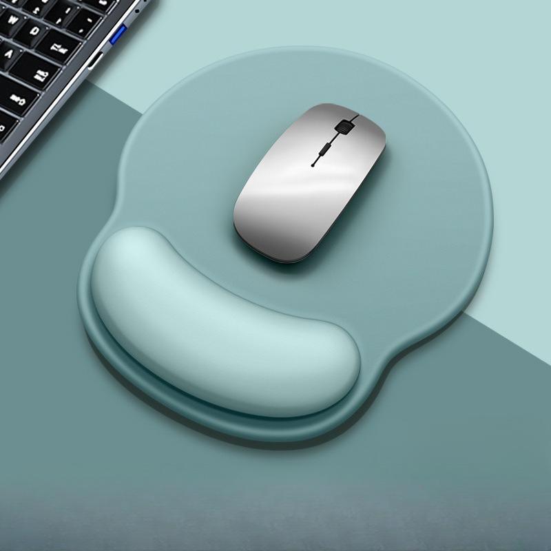 Gradient Mouse Pad Wrist Support Pad Mouse Computer Memory Foam Wrist Protection Pad Simple Silicone Mouse Pad