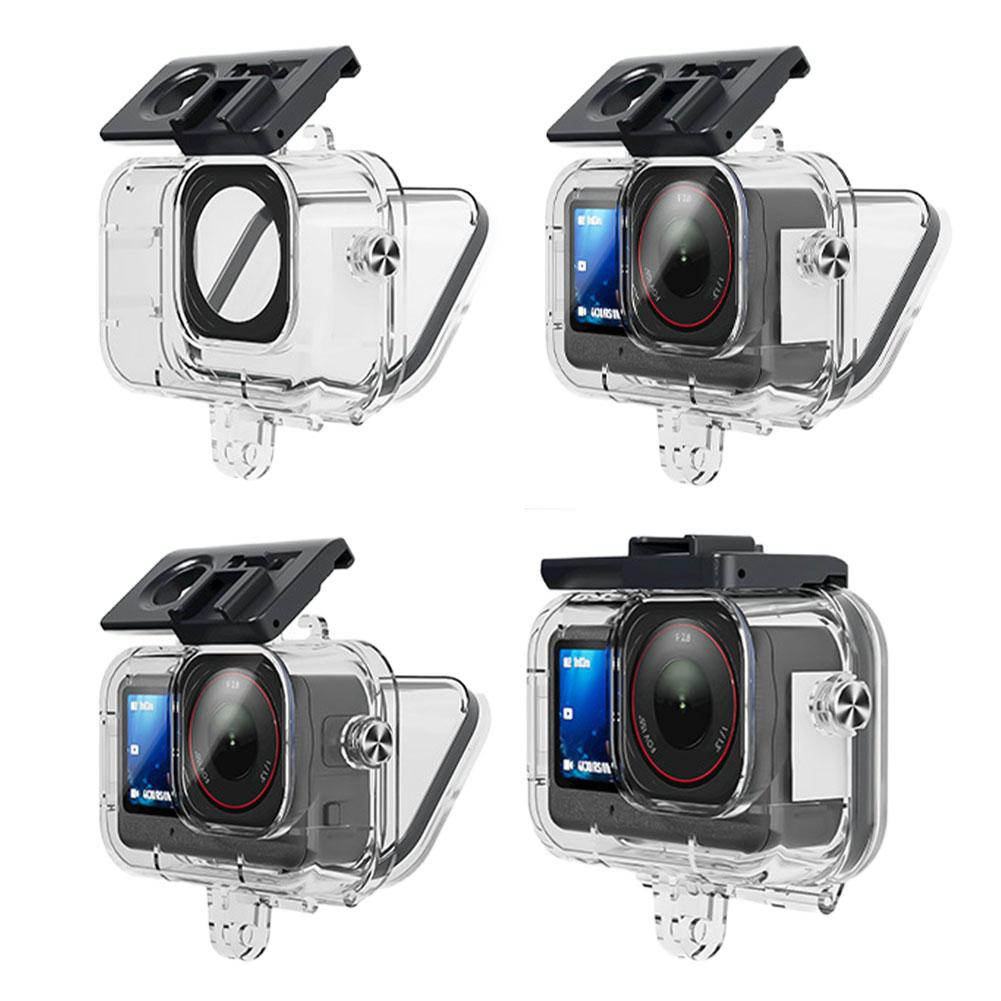 Dla DJI Action 6 Wodoodporna Obudowa Podwodna 70M Obudowa do Nurkowania Ochronna Pokrywa do Nurkowania Mocowanie Akcesoria do Kamery Sportowej