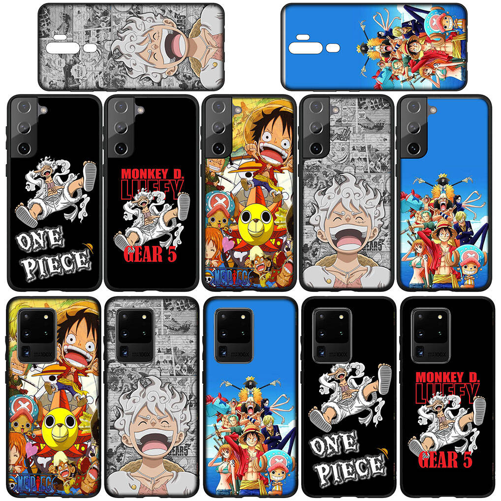 Für Samsung Galaxy S25 S24 S23 S22 Ultra FE Plus A17 A37 A57 A56 A55 A06 A16 A15 A36 A26 A35 A05 A25 A54 A34 Handyhülle Luffy Gear 5 One Piece Süß