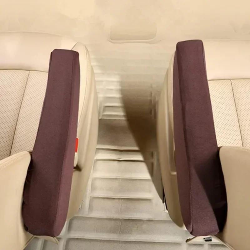 2PCS Armrest Dustproof Armrest Protector Soft and Comfortable Elastic Cloth Cover Car Seat Armrest Glove Inside