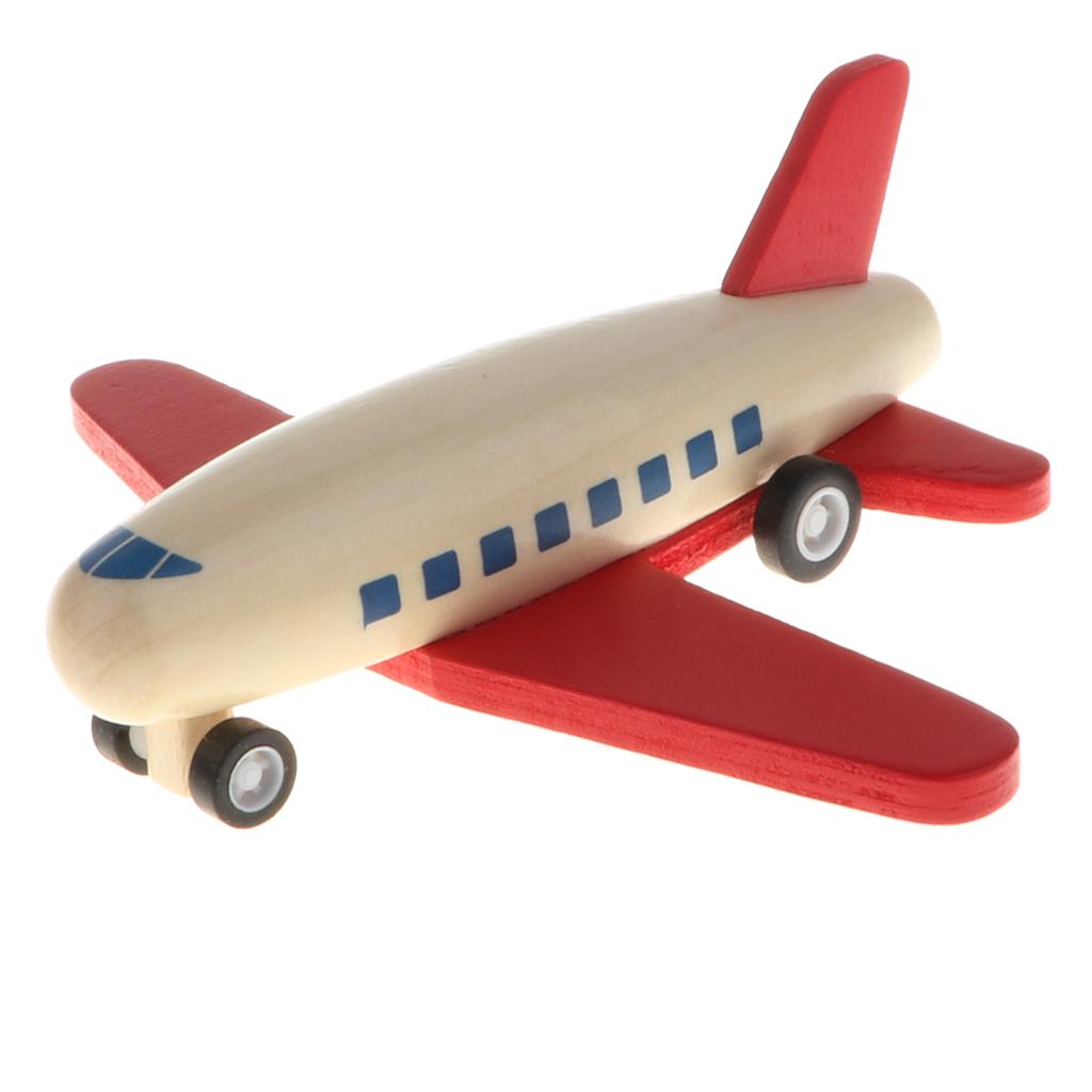 Mini Wooden Pull Back Airplane Friction Powered Toy for Kids Gift Blue Mini Wooden Pull Back Airplane Friction Powered Toy for Kids Gift Blue