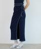 Munish Midnight Garden Wrap Skirt - Midnight Navy