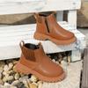 [Non-slip Boots] Boots with Side Zipper | Non-slip, Wear-resistant | for Girls | Autumn and Winter