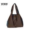 Foldable Eco Friendly Bags Large Capacity Shopping Bag, Lightweight Reusable Grocery Tote, Water Resistant Travel Organizers Polyester Storage Bag for