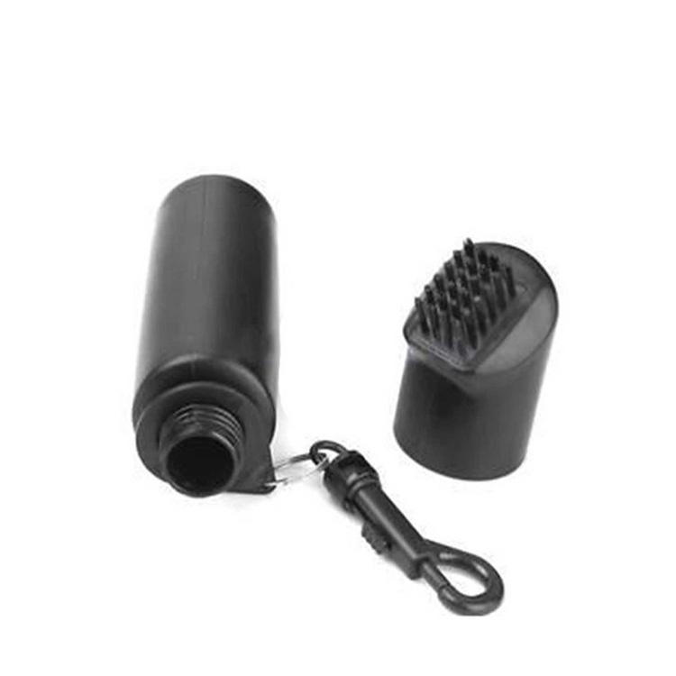 Custom Logo Golf Water Bottle Brush Golf Club Cleaning Brush Portable Spray Water Bottle Brush with Hook