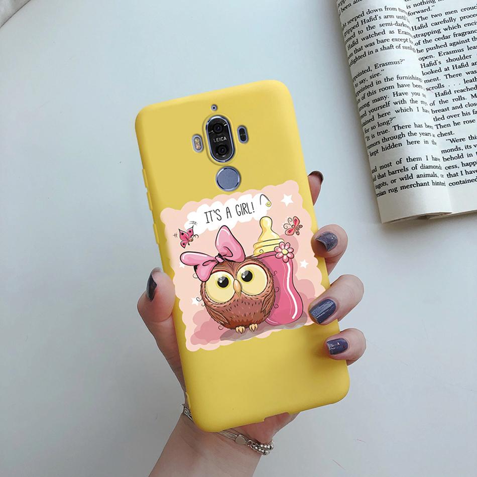 Silicone Case for Huawei Mate 9 10 Pro Soft TPU Protective Cute Butterfly Flower Phone Back Cover Mate9 Mate10 10Pro Case Fundas