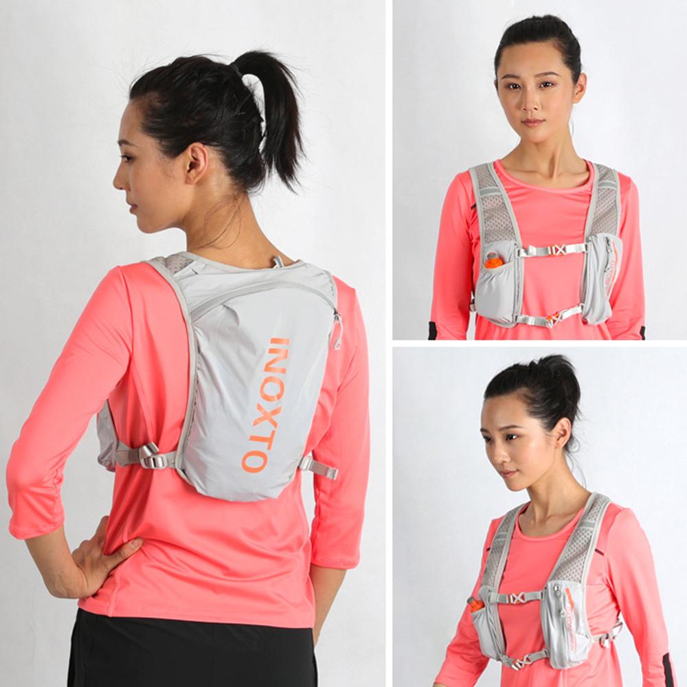 Zaino da corsa per esterni da 5 litri Zaino per bicicletta Gilet sportivo Borsa da equitazione ultraleggera Donna Uomo Traspirante