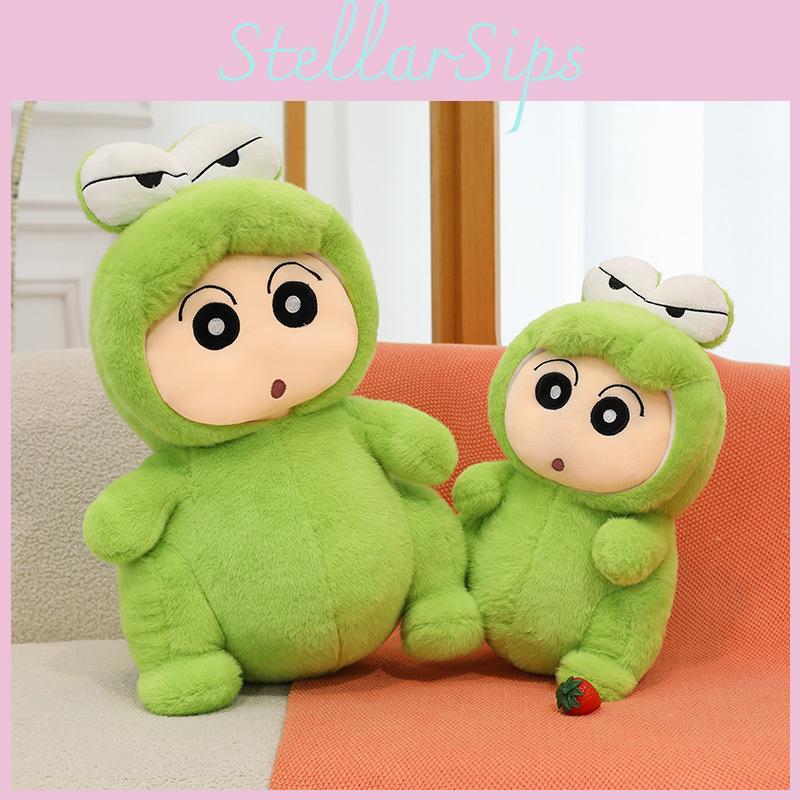 Crocodile Crayon Shin Chan Plush Toy Turtle Transformation Doll Pillow Gift For