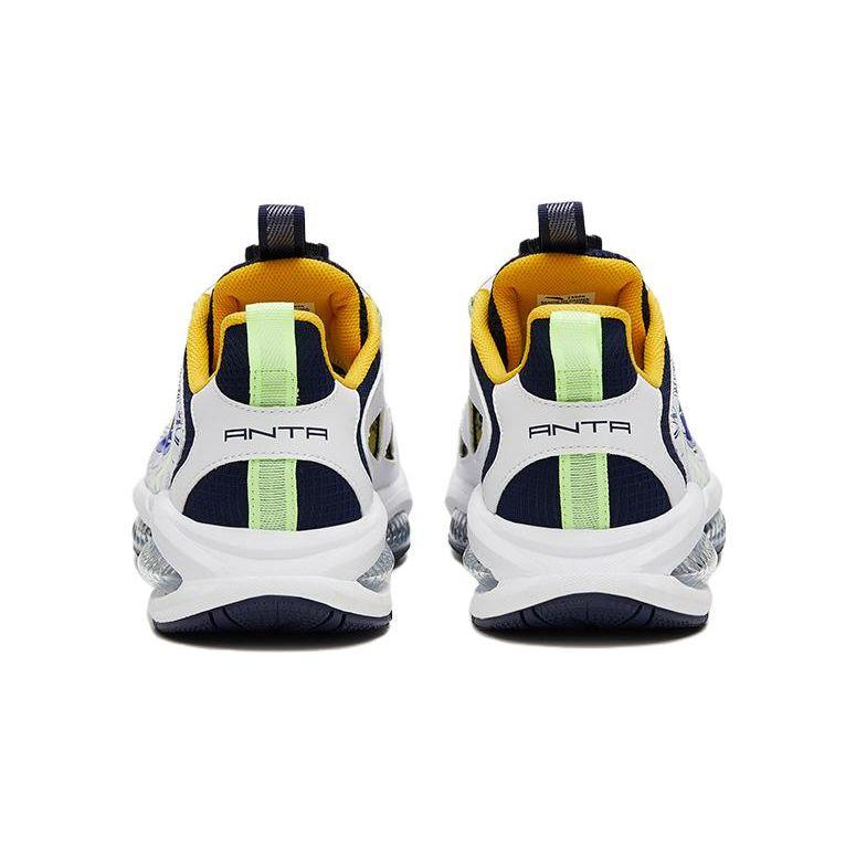 Anta UFO 4.0 Durable Kids Casual Shoes Kids Shoes White Blue Green 312226990A-4