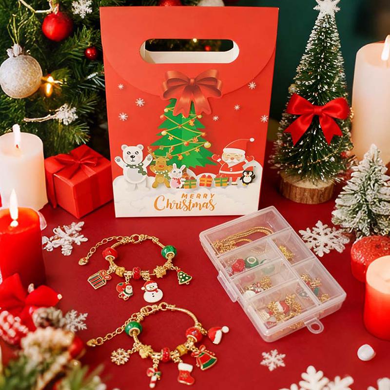 Weihnachts-Countdown Adventskalender Blindbox Weihnachts-Themen DIY Armband