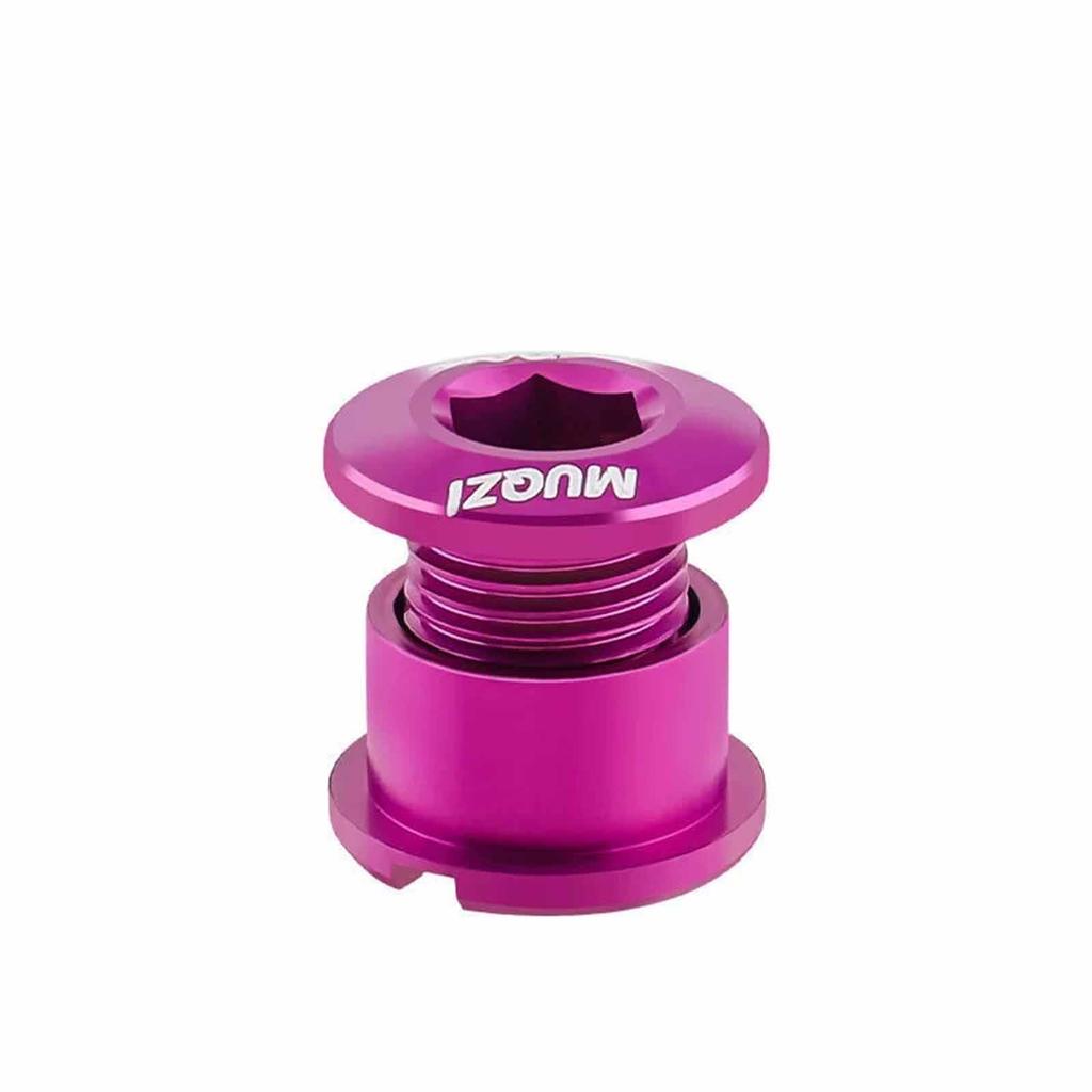 7075 Aluminum Alloy Mountain Bike Chainring Nails, Colorful Screws for Single & Double Chainrings, Gear & Nail Accessories