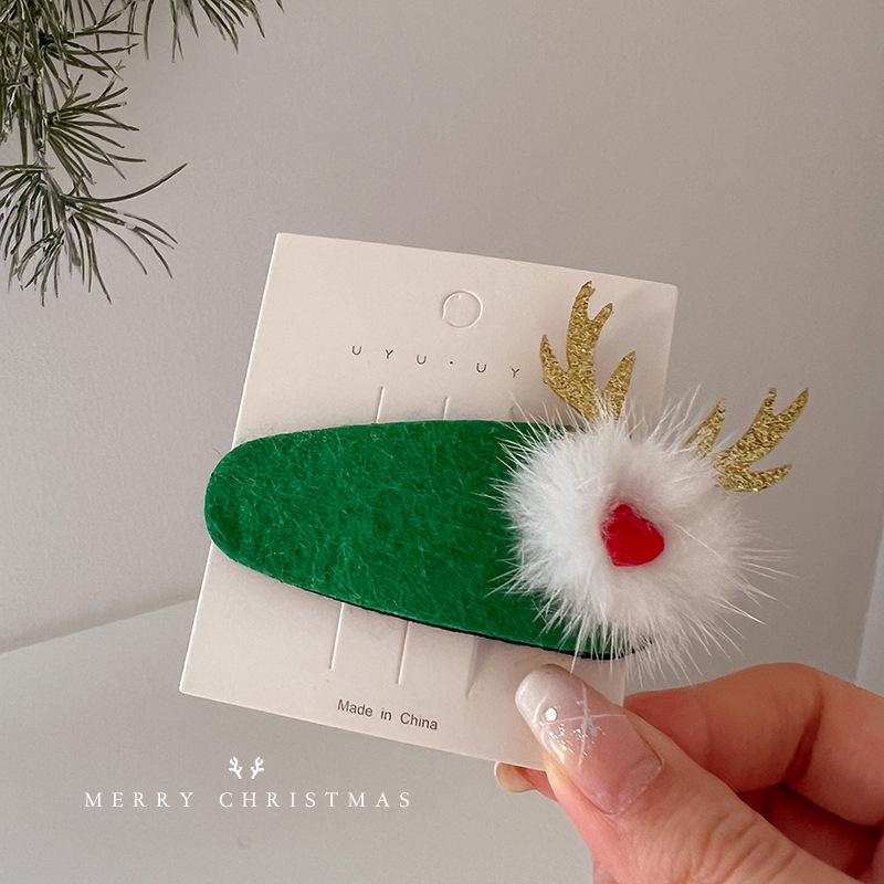 Women's Christmas Headband Plush Hat Hair Accessories for Photos