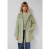 Women's s.Oliver Street Jacket with Hood and Drawstring 2173533.7520. Green