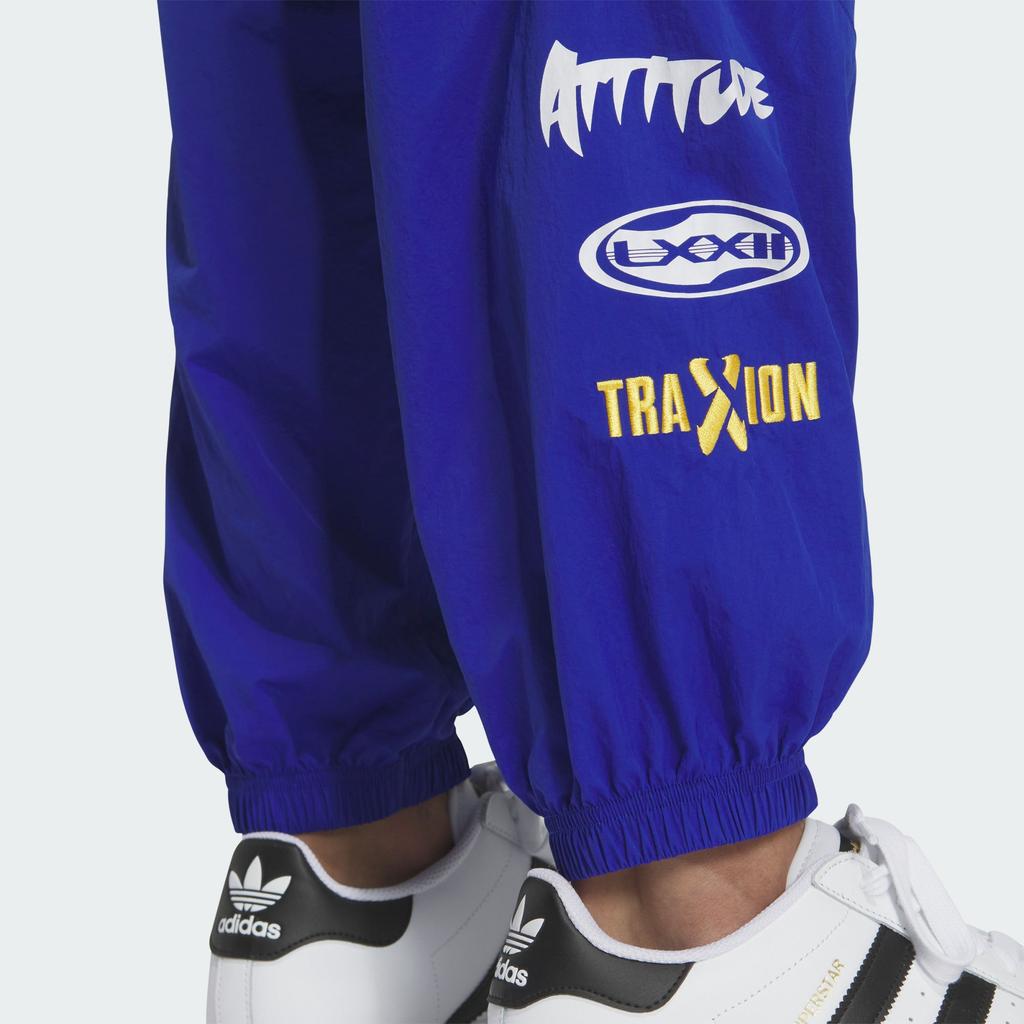 Adidas Originals Adicolor Motorcore Tracksuit Bottoms Loose Striped Logo Print Cuffed Vintage Sports Long Pants Knitted Joggers Men Bottoms JL8416