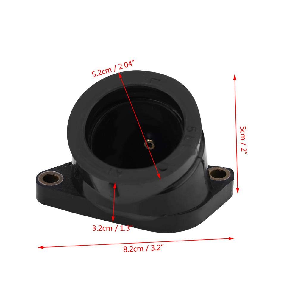 fzs1000 Intake Manifold-Qiilu 4pcs Motorcycle Cab Carburetor Intake Manifold Boot Joint for Yamaha FZS1000 FZ-1 FAZER