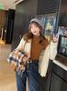 Women's Ruffled Half-High Collar Knitted Top - Stylish Spring/Autumn Base Layer Sweater, 2026 New Style