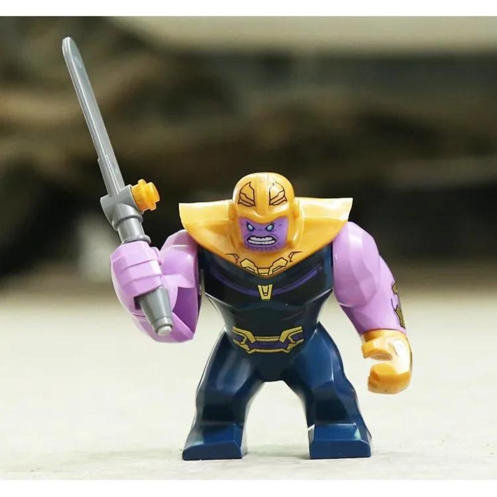 Superheld Mini Bausteine Set - Hulk Spider Man Iron Man Anime Action Puppe Zusammengebaute Figuren für Kindergeschenk