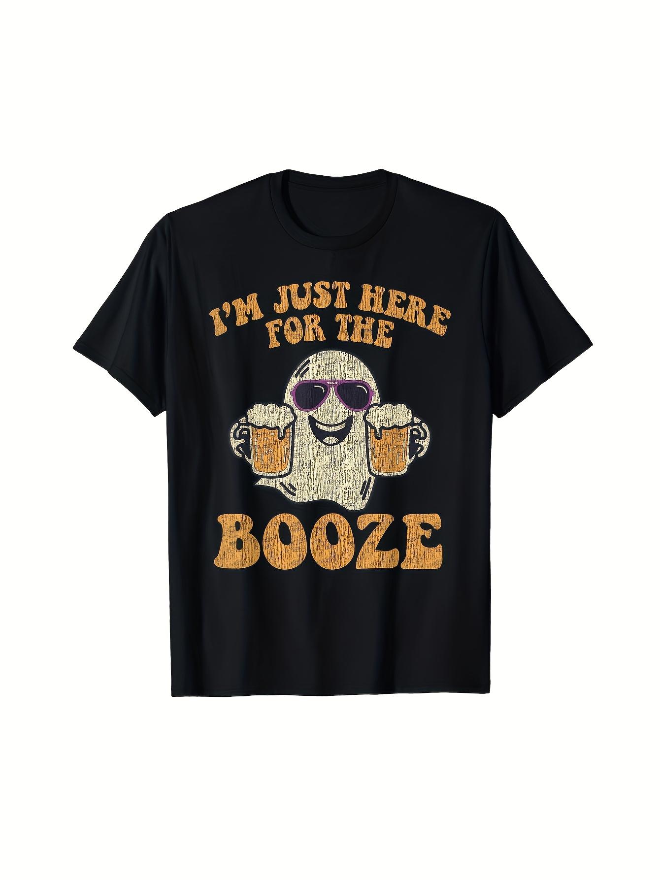 T-Shirt y2k I m Just Here Black L