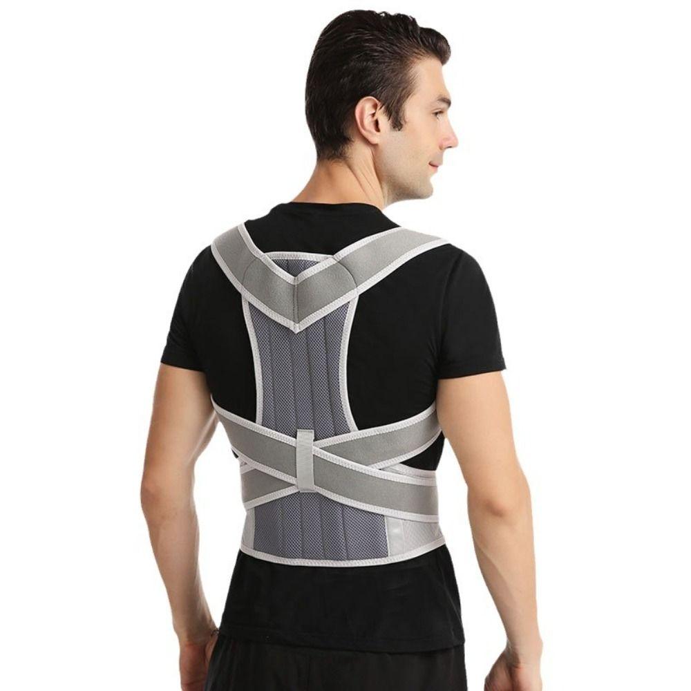 Adjustable Posture Corrector Corrective Spinal Alignment Belt Postural Straightener Back Brace  Men