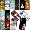 Snowman Merry Christmas Snow Tree Deer Gift Cover for Samsung Galaxy S25 Edge S24 S23 FE Plus Ultra A16 A15 A55 A57 5G Case