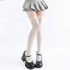 Lolita Socks Bow Knee Socks Calf Socks Gray JK Stockings Women's Ribbon Butterfly Long Socks