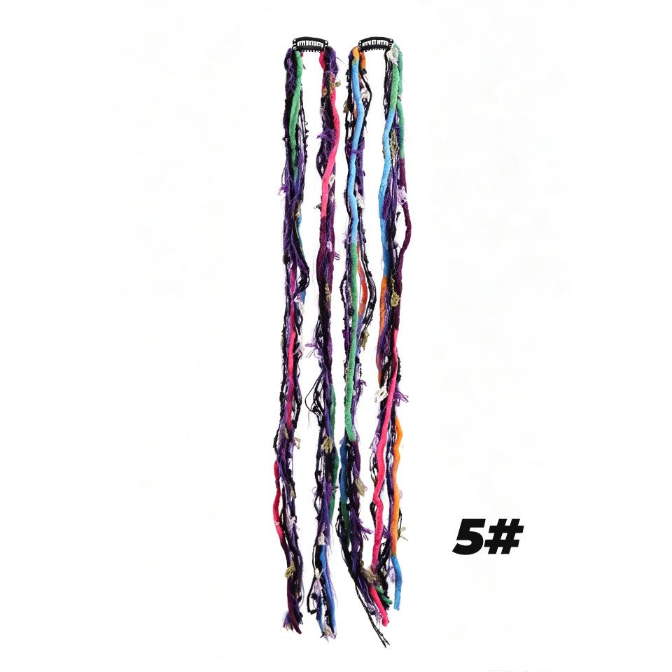 Colorful Tibetan Ethnic Style Braid Rope Headwear Hair Accessory