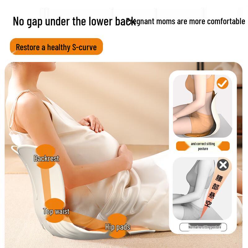 Ergonomic Lumbar Support Seat Cushion CN Plug (adapter Included)