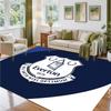 Everton Football Design Crystal Velvet Rug Soft Decorative Mat for Bedroom Entrance