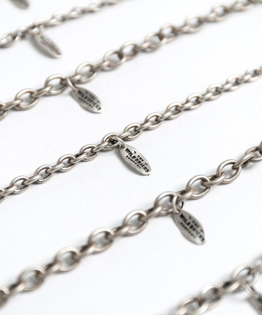 Wild Bricks Bd Link Chain Bracelet (Silver)
