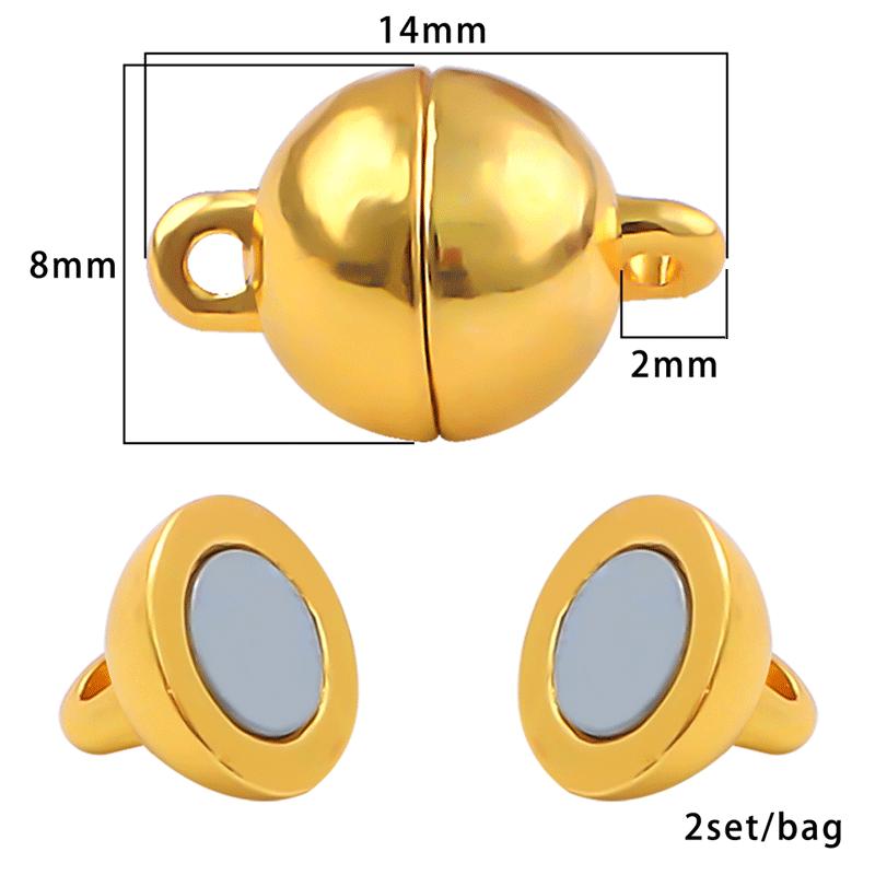 Lesklý magnetický řetízek na telefon a DIY sada spony na náhrdelník