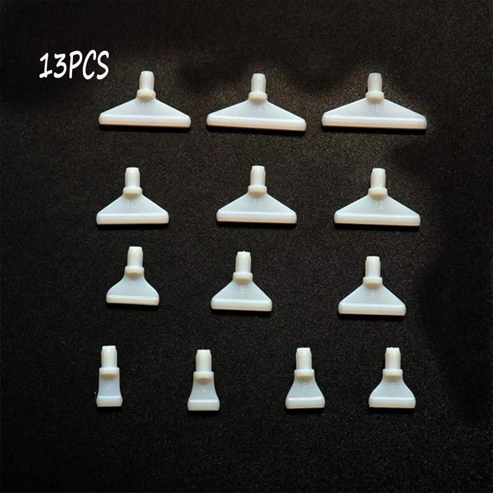 13pcs Point Drill Pen DIY Crafts For 5D Diamond Painting Tool Cross Stitch Embroidery Point Drill Replacement Pen Heads белый