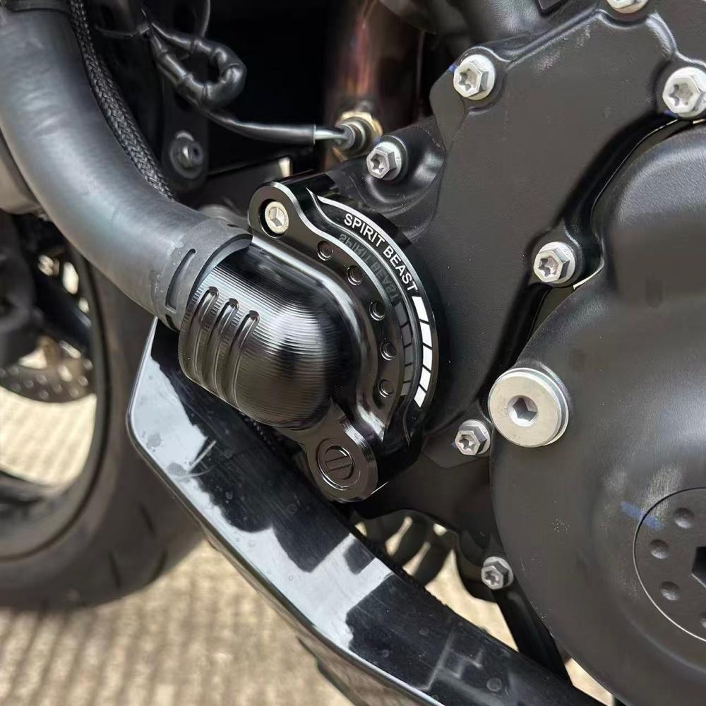 For Zontes 703RR, Motorcycle Water Pump Protector, Engine Decorative Cover, Bolt-On Mod Parts