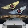 Metal Car Sticker Front Grille Badge Wings Emblems for Aerobus Lancer Cordia Pajero Outlander Eclipse Galant Mirage