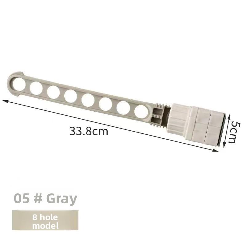 

8-отверстий Портативная пряжка Сушилка для одежды Артефакт Подоконник Балкон Подвесная сушка одежды Окно Портативный дорожный гардероб 1PCS серый