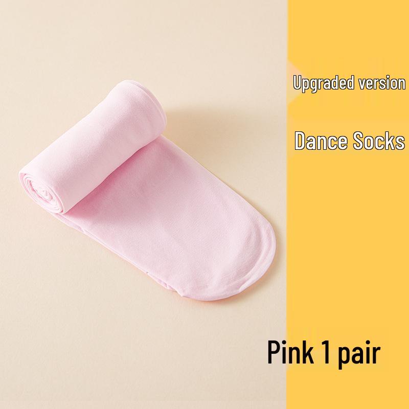 Girls' White Dance Tights - Lightweight Spring/Summer Stockings, Ideal for Performances and As Base Layer Socks