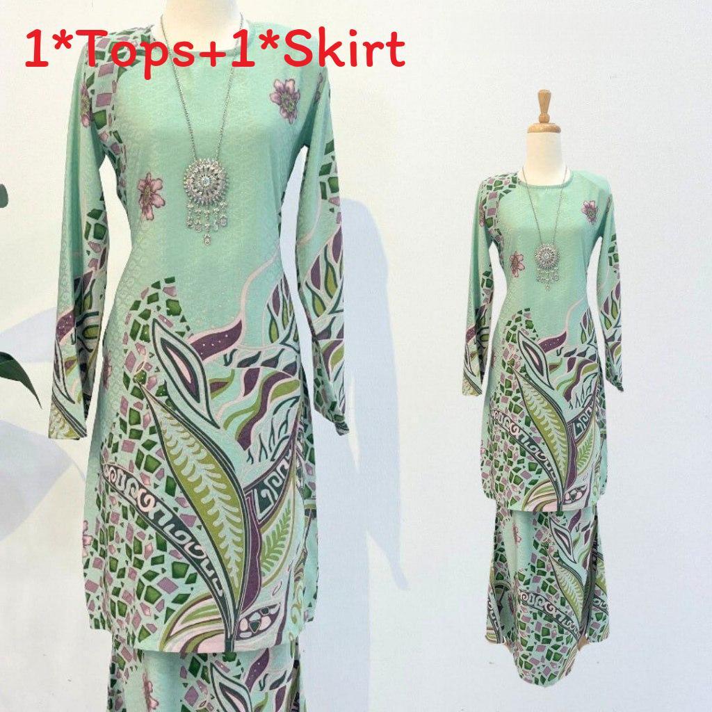 Vintage Style Long Dress With 3d Printed Pattern For Business Casual And Evening Wear