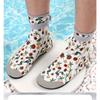 Kids Beach Shoes Summer Water Socks Soft Sole Anti-Cut Anti-Slip High Top Long Tube Swim Shoes For Babies Ideal For Beach And River Activities