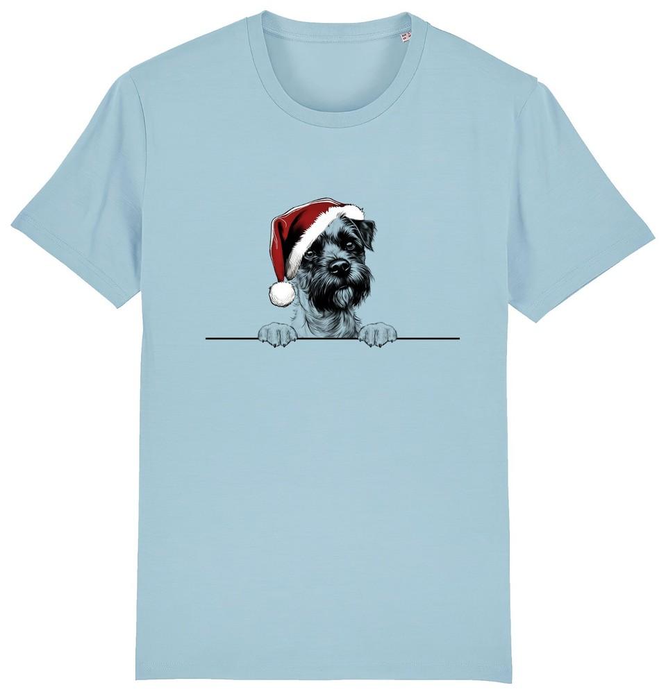 

BORDER TERRIER Christmas Dog T-Shirt Mens Womens Kids Dogs Stocking Filler Gift XL