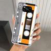 Vintage Magnetic Old Tape Cassette Phone Case for Xiaomi Poco X6 X5 X4 X3 Nfc F6 F5 F4 GT F3 F2 Pro F1 M5S M4 M3 5G Soft Funda P