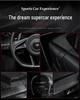 Genuine Leather Steering Wheel Cover for Hyundai ix35, Elantra Yuedong, Mingtu, and Festa - Ultra-Thin Design