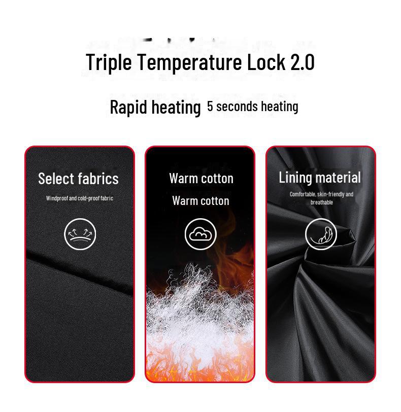 Herren Trendiger Einfarbiger Dicker Baumwoll Stehkragen Mantel