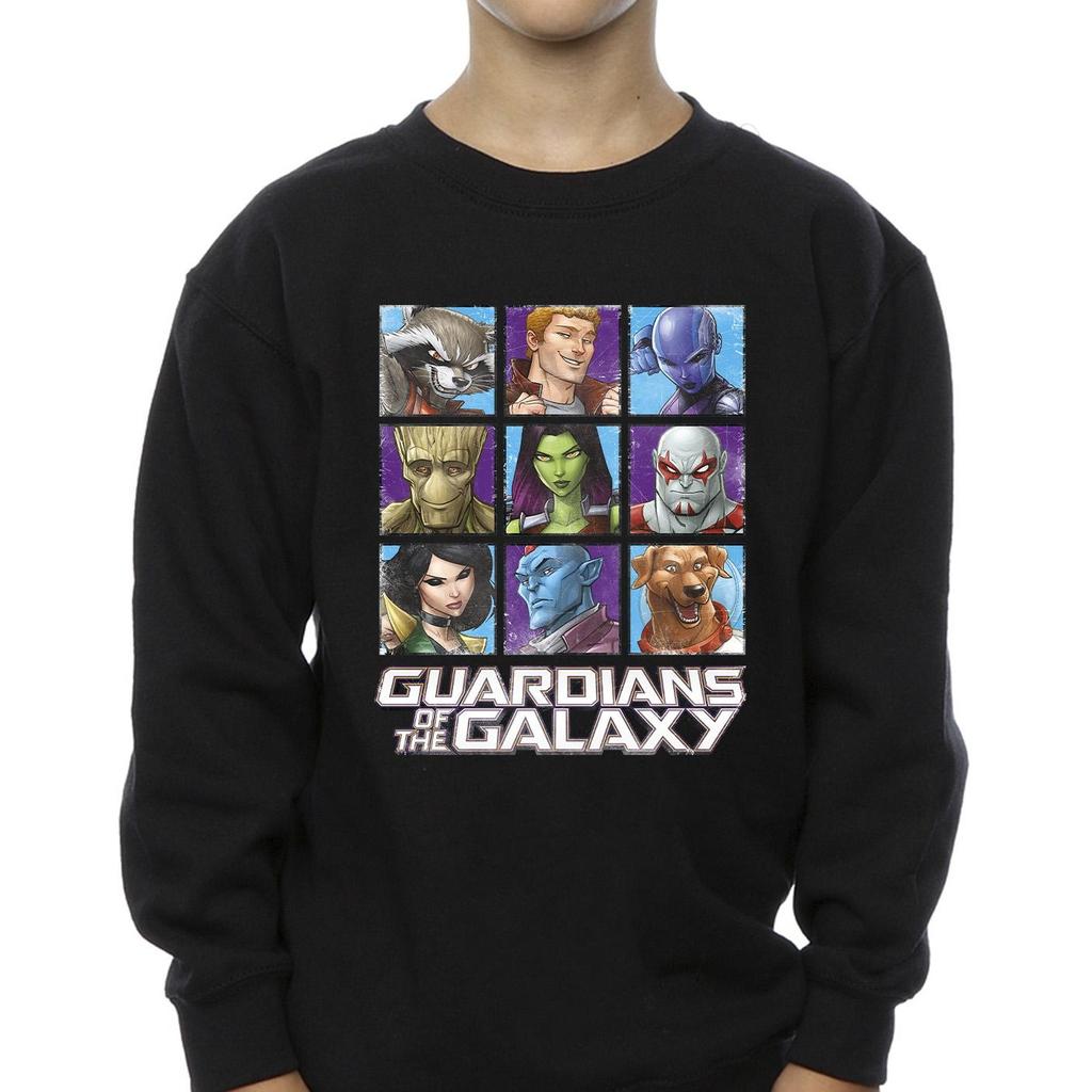 Guardians Of The Galaxy Boys Character Squares Sweatshirt