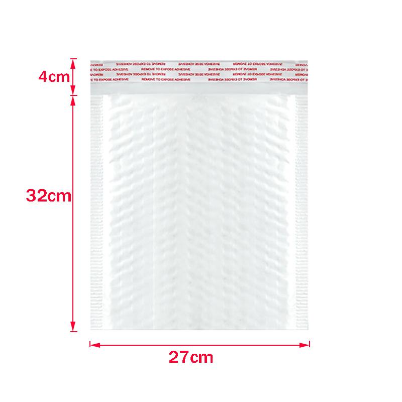 50Pcs Bubble Mailers White Poly Bubble Mailer Self Seal Padded Gift Bag Packaging Envelope Bags Book Shipping Package Bag